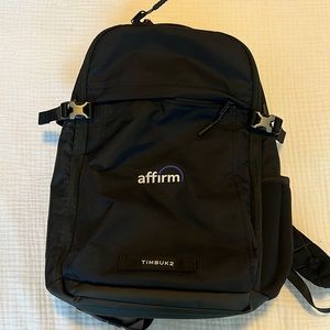 Timbuk2 backpack with affirm logo